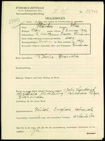 Applicant: Fläscher, Elias; born 12.5.1917 in Oradea (Romania); single.