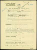 Applicant: Von Mirtow Geb. Furth, Paula; born 19.4.1897 in Strakonitz, Böhmen; married.