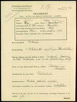 Applicant: Mikler, Anna; born 22.3.1909 in Stanislav (Ukraine); single.