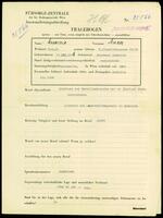 Applicant: Moscovici, Maier; born 19.12.1873 in Darabani (Romania); married.