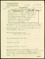 Applicant: Rosenzweig, Mordko-David; born 20.2.1891 in Teofipolʹ (Ukraine); married.
