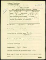 Applicant: Hajek, Marian; born 29.11.1895 in Alt Sambor, Galizien; divorced.