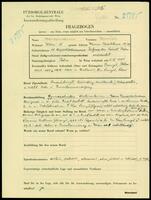 Applicant: Weissmann, Samuel; born 19.8.1889 in Zotynia, Bez Lańcut (Poland); married.