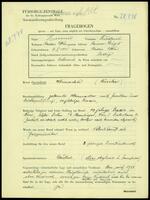 Applicant: Zinner, Friedrich; born 9.10.1905 in Baden (Austria); single.