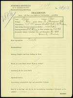 Applicant: Dynes, Pessie; born 20.10.1865 in Cernăuți (Ukraine); widowed.