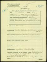 Applicant: Seidenfrau, Sara; born 4.10.1892 in Tyczyn (Województwo Podkarpackie, Poland); widowed.