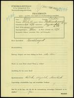 Applicant: Weisz, Izidor; born 22.10.1873 in Trnava (Západoslovenský kraj, Slovakia); married.