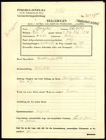 Applicant: Spiegler, Cäcilie; born 28.12.1909 in Berlin (Germany); single.