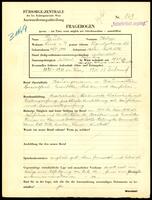 Applicant: Pauli, Philipp; born 22.1.1886 in Adlerkosteletz (Czech Republic); married.