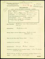 Applicant: Schreier, Hermann; born 10.2.1890 in Stanislau (Ukraine); married.