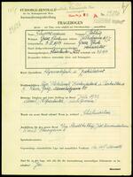 Applicant: Schwarzmann, Arthur; born 3.4.1913 in Graz (Austria); married.