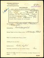 Applicant: Lauer, Rudolf; born 4.7.1908 in Zara (Croatia); married.