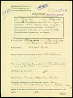 Applicant: Rosenberg, Leopold; born 1878 in Baja (Hungary); married.