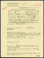 Applicant: Flaster, Adolf; born 19.3.1882 in New York (N.Y.) ; married.