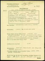 Applicant: Binzer, Ignatz; born 9.11.1911 in Drohobycz (Poland); single.