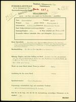 Applicant: Eisenstädter, Arpad; born 6.8.1902 in Steinamanger (Hungary); married.
