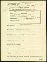 Applicant: Lewin, Fritz; born 10.11.1901 in Zürich (Switzerland); single.