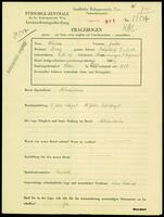 Applicant: Weiner, Julie; born 6.10.1909 in Steinamanger (Hungary); single.