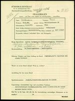 Applicant: Beckmann, Emil; born 10.4.1893 in Vienna (Austria); married.