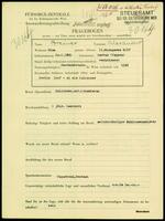 Applicant: Breiner, Alexander; born 20.1.1881 in Sarvar (Hungary); married.