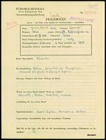 Applicant: Grossbart, Hella; born 28.7.1918 in Vienna (Austria); single.