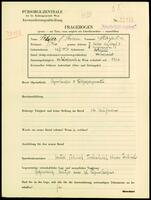 Applicant: Margulies, Szyja f. Severin; born 12.1.1897 in Petrikau (Poland); married.