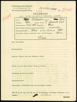 Applicant: Reiss, Johanna; born 3.9.1883 in Vienna (Austria); divorced.