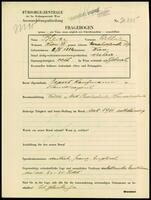 Applicant: Bleier, Arthur; born 2.5.1882 in Vienna (Austria); married.