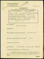 Applicant: Fischer, Otto; born 10.8.1897 in Holič, C.S.R.; married.