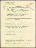 Applicant: Fischer, Gerhard; born 26.9.1908 in Vienna (Austria); single.