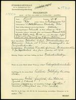 Applicant: Riesel, Josef; born 28.10.1900 in Horodenka (Poland); divorced.