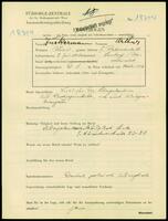 Applicant: Zuckermann, Arthur; born 7.6.1896 in Lʹviv (Ukraine); married.