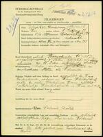 Applicant: Schweizer Chanine, Heinrich; born 5.4.1880 in Bohorodchany; married.