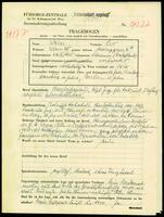 Applicant: Weiss, Leo; born 26.10.1885 in Schrimm, Deutschland; married.