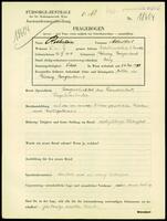 Applicant: Rothstein, Adalbert; born 16.9.1918 in Güssing (Austria); single.