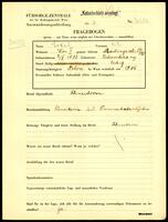 Applicant: Sokel, Cilli; born 2.10.1892 in Bohorodczany (Ukraine); single.