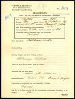 Applicant: Ehrenkrauz, Wolf; born 22.1.1873 in Ternopilʹ (Ukraine) ; married.