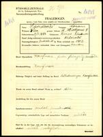 Applicant: Davidovici, Avram; born 8.5.1882 in Roman (Romania); married.