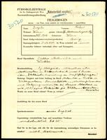 Applicant: Ziegler, Robert; born 21.5.1906 in Vienna (Austria); single.