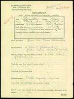 Applicant: Kümmelberg, Franz; born 8.6.1900 in Pécs (Hungary); married.