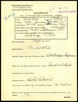 Applicant: Eisenberg, Arthur; born 12.10.1884 in Melʹnyt︠s︡i︠a︡-Podilʹsʹka (Ternopilʹsʹka oblastʹ, Ukraine); married.