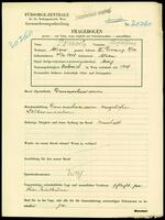 Applicant: Dorsawetz, Leopoldine; born 25.4.1908 in Vienna (Austria); single.