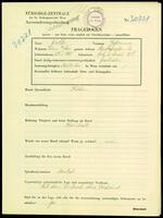 Applicant: Kolb, Johanna; born 29.1.1885 in Spitz an der Donau (Austria); divorced.