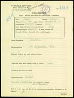 Applicant: Tieger, Malvine; born 20.3.1923 in Krems an der Donau (Austria); single.