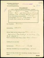 Applicant: Popper, Abraham; born 19.9.1889 in Stefanesti (Romania); married.