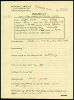 Applicant: Lauer, Rudolf; born 4.7.1908 in Zara (Croatia); married.