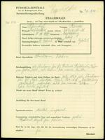 Applicant: Steinhof, Renée; born 18.8.1909 in Mattersburg (Austria); single.