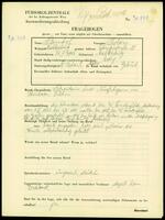 Applicant: Steinhof, Tolan; born 31.5.1907 in Mattersburg (Austria); single.