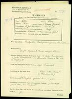 Applicant: Söffler, Ada; born 24.7.1905 in Innsbruck (Austria); single.