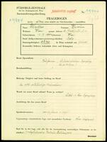 Applicant: Kallos, Erwin; born 19.7.1904 in Vienna (Austria); single.